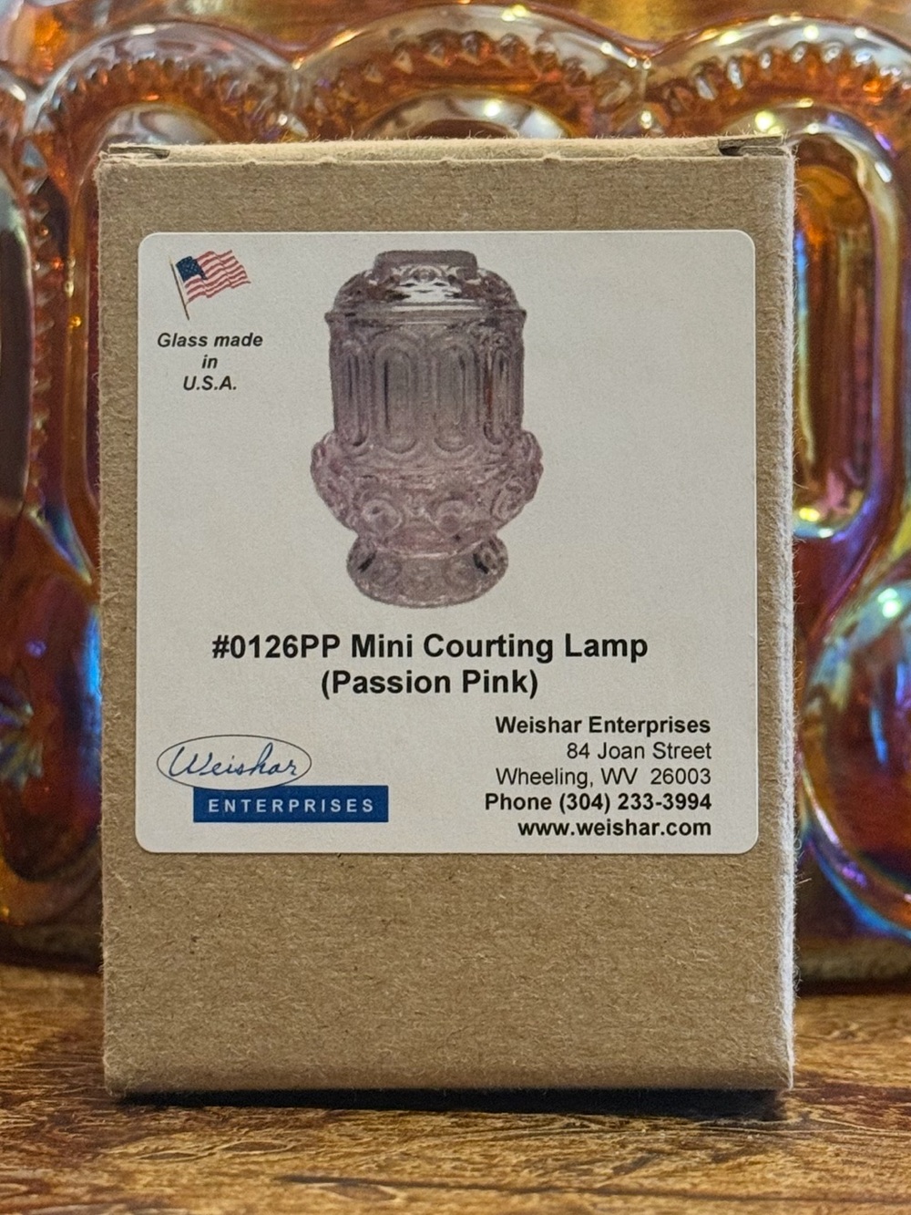 Weishar Moon and Star Mini Courting Lamp - Passion Pink